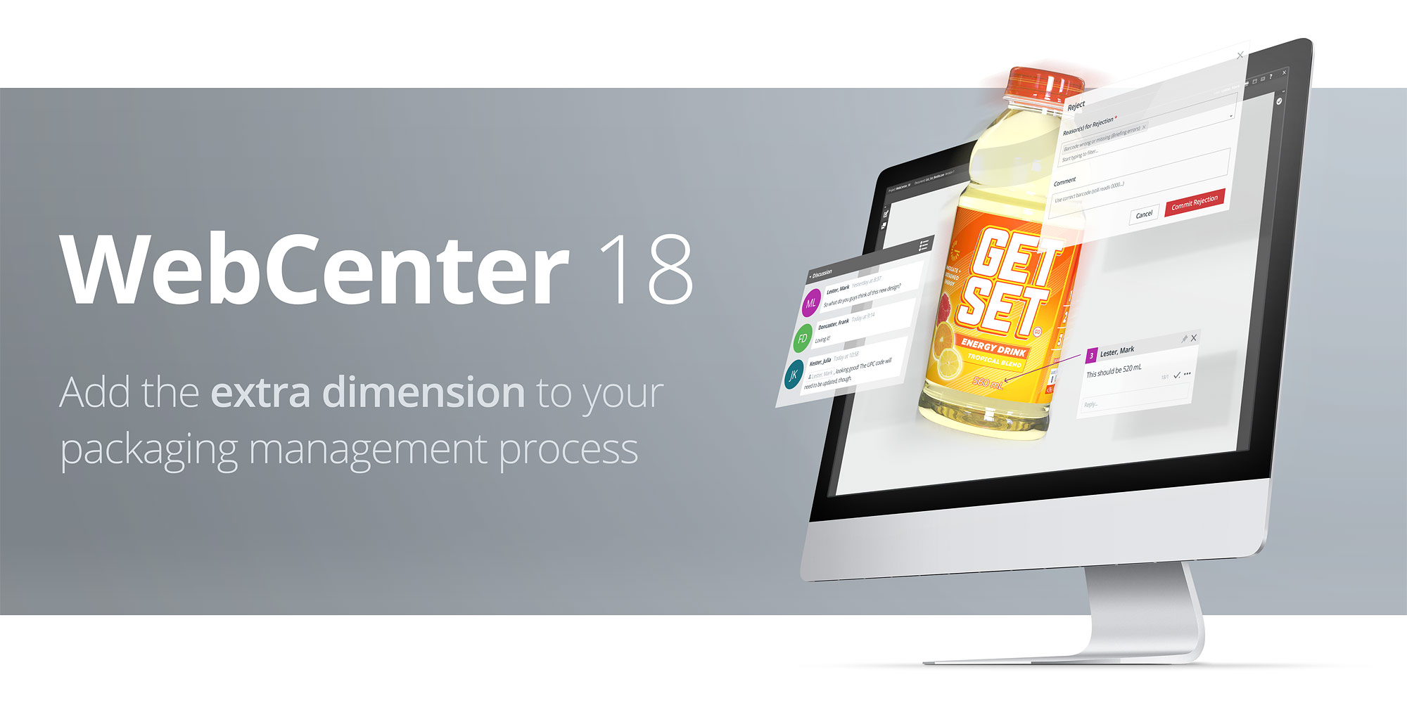 WebCenter 18 – Fügen Sie Ihrem Verpackungsmanagement-Prozess eine weitere Dimension hinzu