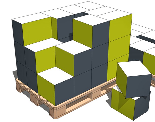 Achieve the perfect pallet load  with palletization software