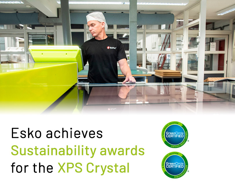 Esko Achieves Sustainability Awards for the XPS Crystal