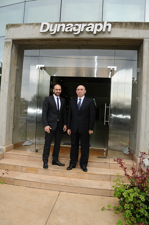 Dynagraph CEO, Mr. Antoine El Kara (left), and Chairman of the board, Mr. Ihsan El Kara