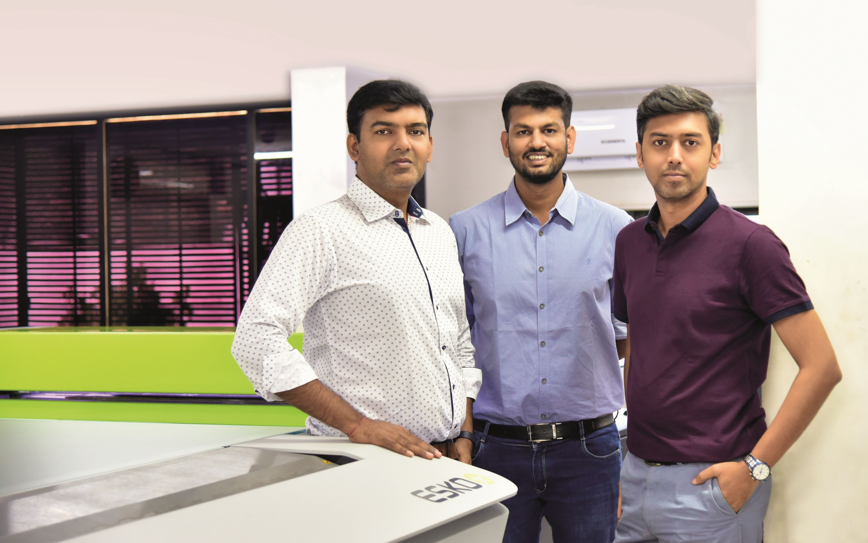 Rutul Zaveri, Urjit Zaveri and Shrutul Zaveri, brothers and Directors of Pin Point Block